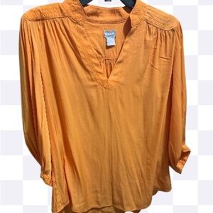 CHICOS Orange Blouse